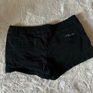 Volcom Women's Black Low-Rise Bike Shorts